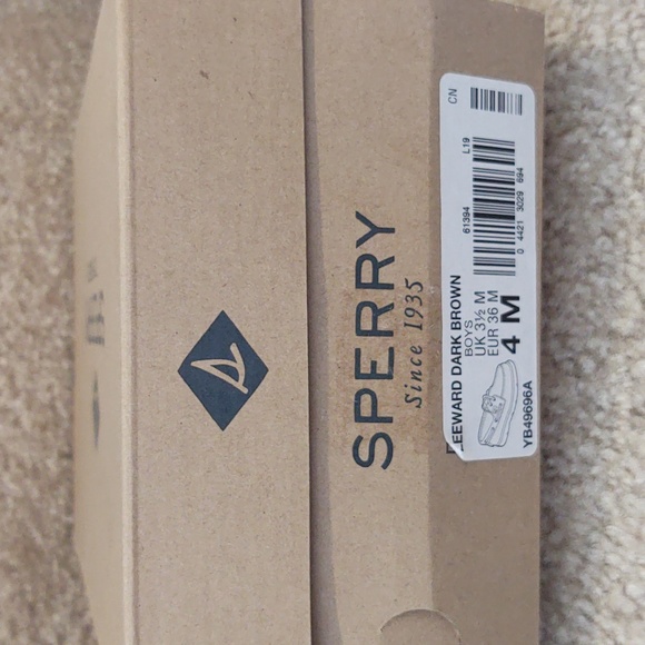 Sperry Brown🤎Leeward Boat Shoe, 4 M (big boys) 🆕 - Picture 4 of 4
